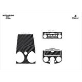 Meriç® Mitsubishi Colt Ön Torpido Kaplama 4 Parça 2004-2007