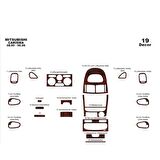 Meriç® Mitsubishi Carisma Ön Torpido Kaplama 19 Parça 1995-1999