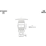 Meriç® Mitsubishi ASX Ön Torpido Kaplama 10 Parça 2012-2016