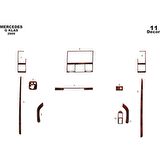 Meriç® Mercedes GL Ön Torpido Kaplama 11 Parça 2009-2012