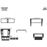 Meriç® Mercedes C Serisi Ön Torpido Kaplama 14 Parça 1997-2000