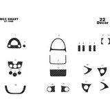 Meriç® MMC Smart Ön Torpido Kaplama 22 Parça 1998-›