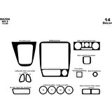 Meriç® Mazda MX 5 Ön Torpido Kaplama 14 Parça 2000-2005