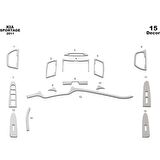 Meriç® Kia Sportage Ön Torpido Kaplama 15 Parça 2011-2016