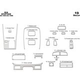 Meriç® Kia Sportage Ön Torpido Kaplama 19 Parça 1994-1999