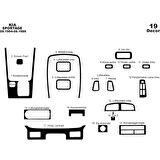 Meriç® Kia Sportage Ön Torpido Kaplama 19 Parça 1994-1999