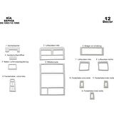 Meriç® Kia Sephia Ön Torpido Kaplama 12 Parça 1993-1995