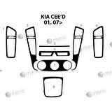 Meriç® Kia Ceed Ön Torpido Kaplama 8 Parça 2007-›