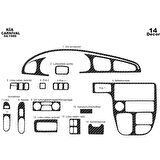 Meriç® Kia Carnival Ön Torpido Kaplama 14 Parça 1999-2006