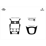 Meriç® Kia Carens Ön Torpido Kaplama 3 Parça 2006-2012