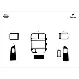 Meriç® Kia Bongo Ön Torpido Kaplama 7 Parça 2009-›