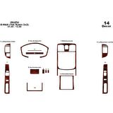 Meriç® Isuzu D Max Tek Kabin 2x2 Maun Kaplama 14 Parça 2005-2006
