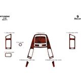 Meriç® Hyundai i30 Ön Torpido Kaplama 9 Parça 2007-2012