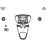 Meriç® Hyundai i10 Ön Torpido Kaplama 16 Parça 2008-2012