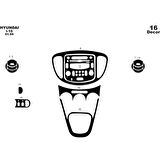 Meriç® Hyundai i10 Ön Torpido Kaplama 16 Parça 2008-2012