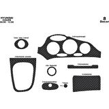 Meriç® Hyundai Coupe Ön Torpido Kaplama 8 Parça 1996-2004