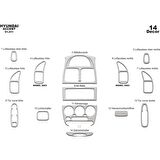 Meriç® Hyundai Accent Ön Torpido Kaplama 14 Parça 2001-2005