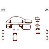 Meriç® Honda Civic Ön Torpido Kaplama 14 Parça 1992-1995