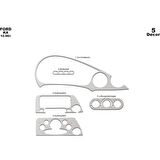 Meriç® Ford Ka Ön Torpido Kaplama 5 Parça 1996-2002