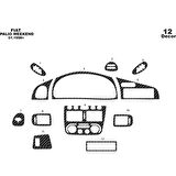 Meriç® Fiat Palio Weekend Ön Torpido Kaplama 12 Parça 1998-2002