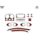 Meriç® Daewoo Matiz Ön Torpido Kaplama 13 Parça 1998-2005