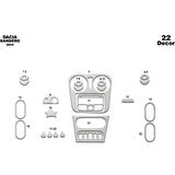 Meriç® Dacia Sandero Ön Torpido Kaplama 22 Parça 2010-›