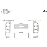 Meriç® Citroen C2 / C3 Ön Torpido Kaplama 4 Parça 2002-2004