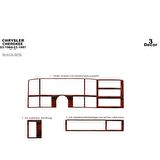 Meriç® Chrysler Cherokee Ön Torpido Kaplama 3 Parça 1984-1997