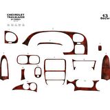 Meriç® Chevrolet Trailblazer Ön Torpido Kaplama 13 Parça 2002-2007