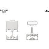 Meriç® Chevrolet Kalos Ön Torpido Kaplama 6 Parça 2002-2009