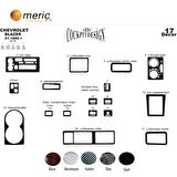 Meriç® Chevrolet Blazer Ön Torpido Kaplama 17 Parça 1995-2003