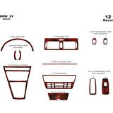 Meriç® Bmw X3 Ön Torpido Kaplama 12 Parça 2003-2009