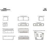 Meriç® Bmw 3 Seri E46 Compackt Ön Torpido Kaplama 19 P. 1998-2004