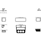 Meriç® Audi A4 Ön Torpido Kaplama 7 Parça 1994-1999