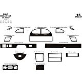 Meriç® Bmc Mega Star Ön Torpido Kaplama 15 Parça 2006-›