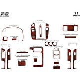 Meriç® Nissan Patrol Ön Torpido Kaplama 21 Parça 1998-2000