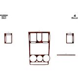 Meriç® Hyundai Getz Ön Torpido Kaplama 4 Parça 2005-2010