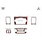 Meriç® Honda Cr-V 4x4 Ön Torpido Kaplama 8 Parça 2007-2013