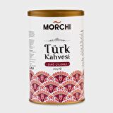 MORCHI Türk Kahvesi Dağ çilekli+Osmanlı+Dibek üçlü set (250 gr+250 gr+250 gr) Teneke Kutu