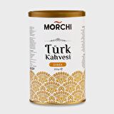 MORCHI Türk Kahvesi Dağ çilekli+Osmanlı+Dibek üçlü set (250 gr+250 gr+250 gr) Teneke Kutu