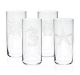 Mercan Meşrubat Bardağı 4’Lü Set