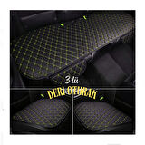 DFM SUCCE Uyumlu Şark Serisi 3 Parça Deri Cepli Oto Minder Seti