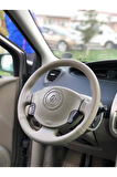 Bej Renault Scenic Deri Direksiyon Kılıfı
