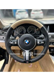 BMW F30 M  ARACA ÖZEL  KAPLAMA DERİ DİREKSİYON KILIFI