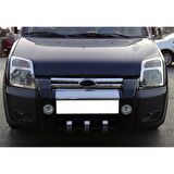 Ford Connect Krom Far Çerçevesi 2002-2014 2 Parça Paslanmaz Çelik