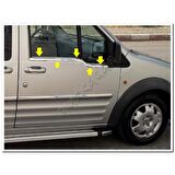 Ford Connect Krom Cam Çıtası 2002-2014 2 Parça Paslanmaz Çelik