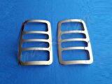 VW Caddy Krom Stop Çerçevesi 2004-2014 2 Parça Paslanmaz Çelik