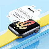 Baseus NanoCrystal Series Apple Watch 4/5/6/SE/SE 2 40mm Ekran Koruyucu 2 Adet-(5775