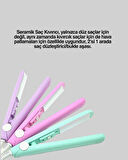 Hafif ve Taşınabilir Seramik Kısa Saç Maşası – Seyahate Uygun Ergonomik ve G