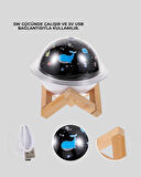 Gece lambası özellikli taşınabilir nemlendirici ve aromaterapi cihazı USB giri?